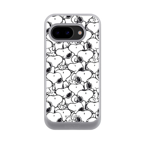 Google Pixel 9a NIVOcore Snoopy Muster Schwarz und Weiß
