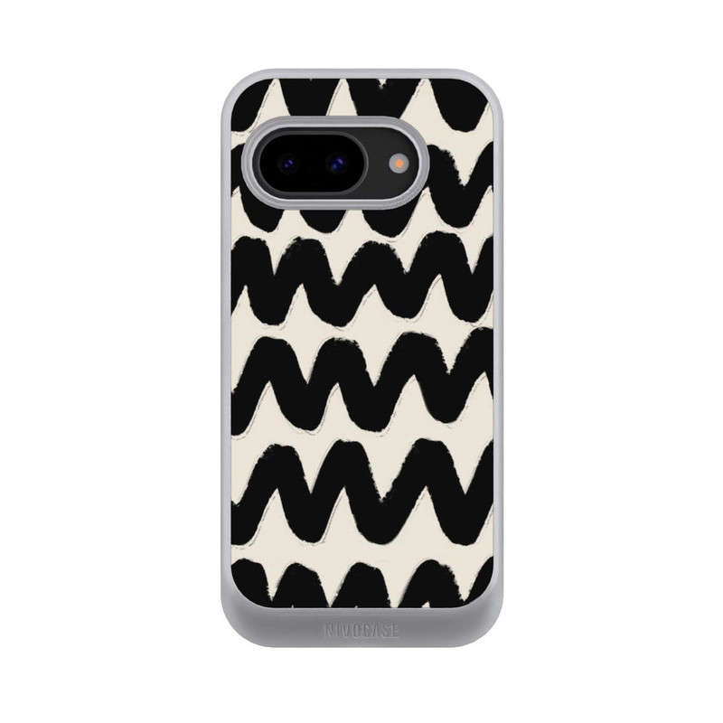 Pixel 9a NIVOcore Vagues Noires Pattern