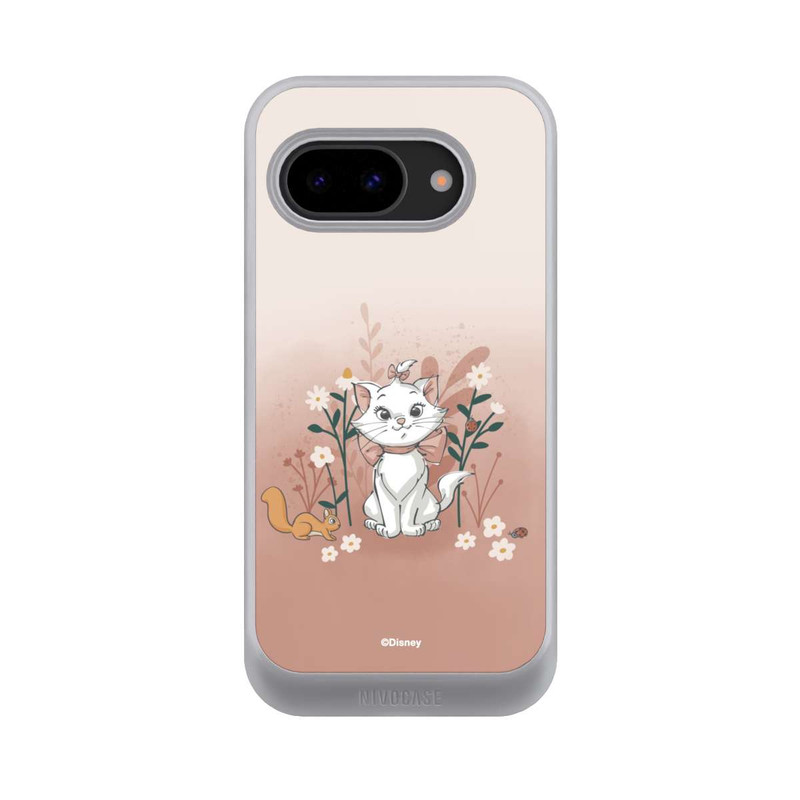 Pixel 9a NIVOcore Marie avec des fleurs