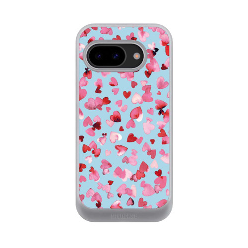 Google Pixel 9a NIVOcore Valentines Love Hearts Pink Blue