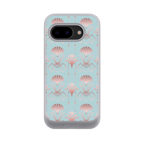 Google Pixel 9a NIVOcore Art Deco Rose Gold Elegance Blue