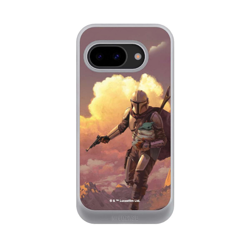 Pixel 9a NIVOcore Der Mandalorianer und Grogu Sonnenguntergang Wolken