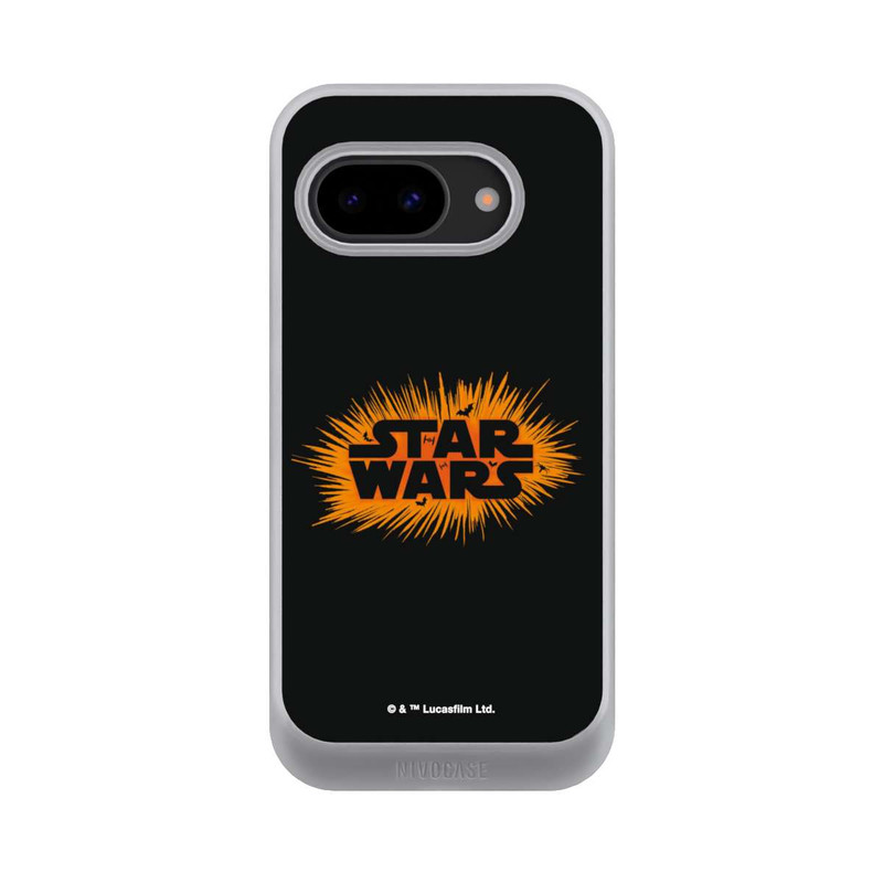 Pixel 9a NIVOcore Star Wars Logo Orange Halloween Explosion
