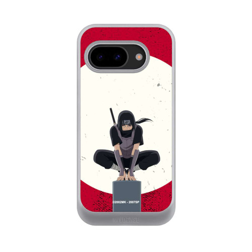 Google Pixel 9a NIVOcore Itachi Uchiha Symbol Roter Hintergrund