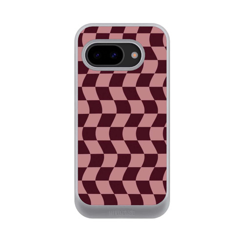 Google Pixel 9a NIVOcore Schachbrett Rot-Rosa