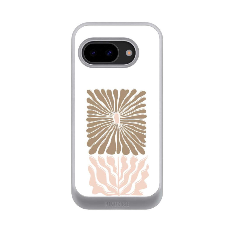Pixel 9a NIVOcore Boho Flower Caramel on White