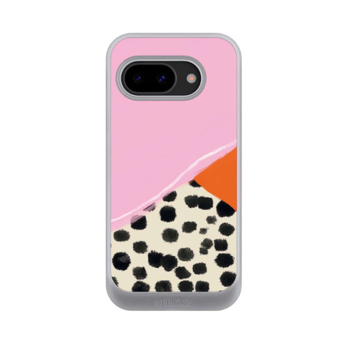 Google Pixel 9a NIVOcore Rosa und Orange Gepunkteter Hintergrund
