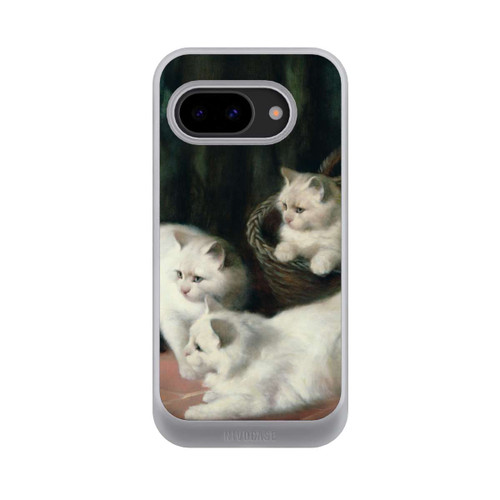 Google Pixel 9a NIVOcore Three White Angora Kittens