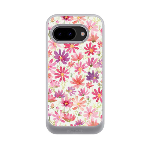 Google Pixel 9a NIVOcore Boho Cosmos Flowers Purple