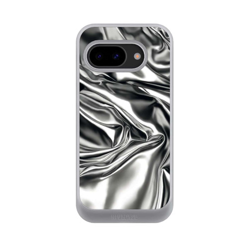 Google Pixel 9a NIVOcore Shiny Chrome Silver avec IA