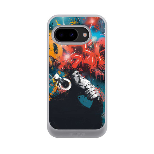 Google Pixel 9a NIVOcore Affe Stereo Kopfhörer Graffiti Street Art