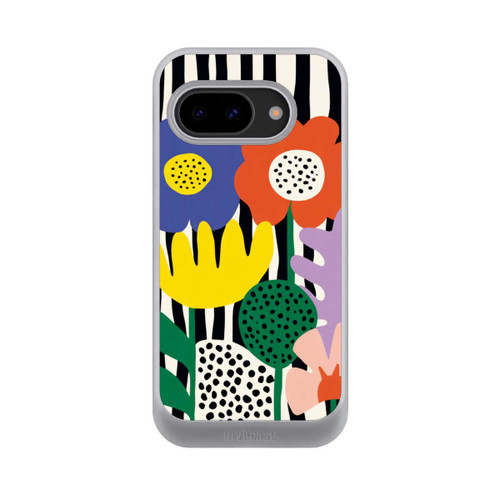 Google Pixel 9a NIVOcore Flowers Striped Background