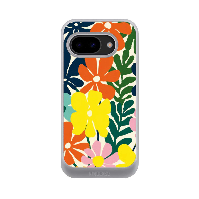 Pixel 9a NIVOcore Flowers Colorful Illustration