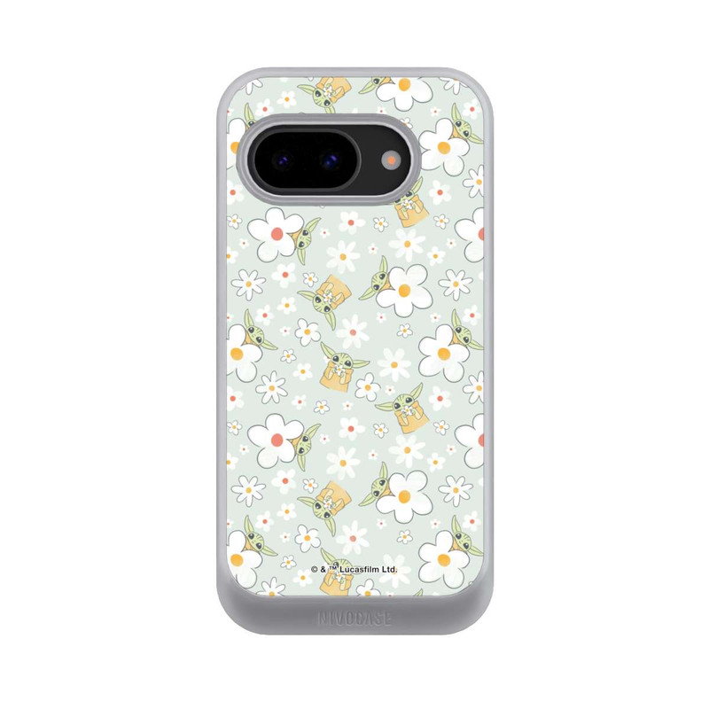 Pixel 9a NIVOcore Baby Yoda Blumen Muster