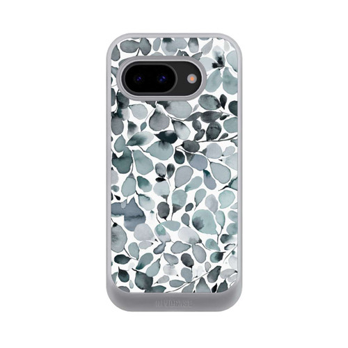 Google Pixel 9a NIVOcore Eukalyptus Aquarell Blätter Grau