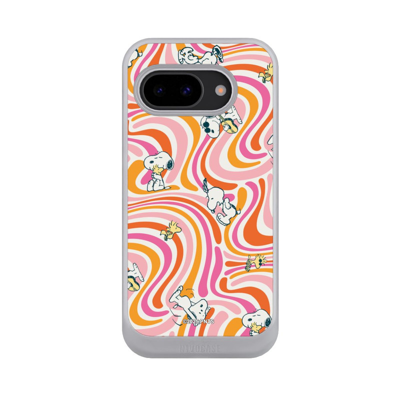 Pixel 9a NIVOcore Peanuts Hippie Pattern Orange