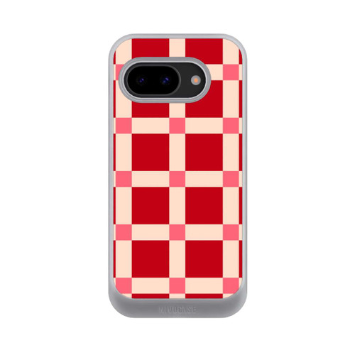 Google Pixel 9a NIVOcore Kariert Muster Rot