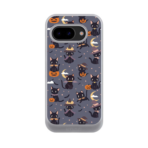Google Pixel 9a NIVOcore Cute Halloween Witch Cats and Pumpkins