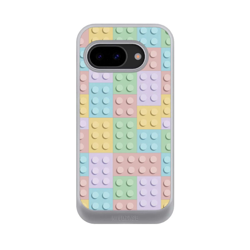 Pixel 9a NIVOcore Modèle de blocs colorés