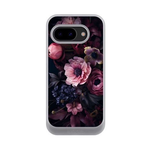 Google Pixel 9a NIVOcore Rosa Blumenbild mit Pfingstrosen auf dunklem Hintergrund Mit KI