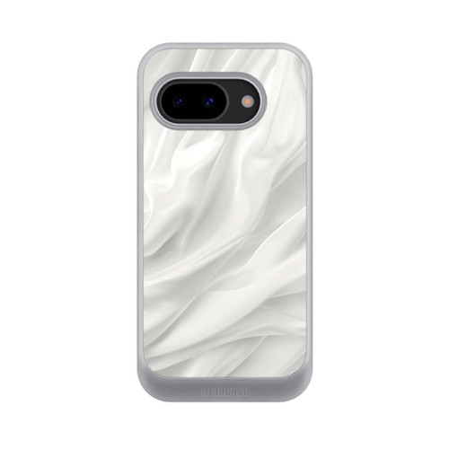 Google Pixel 9a NIVOcore Texture Lisse Satinée Blanche avec IA