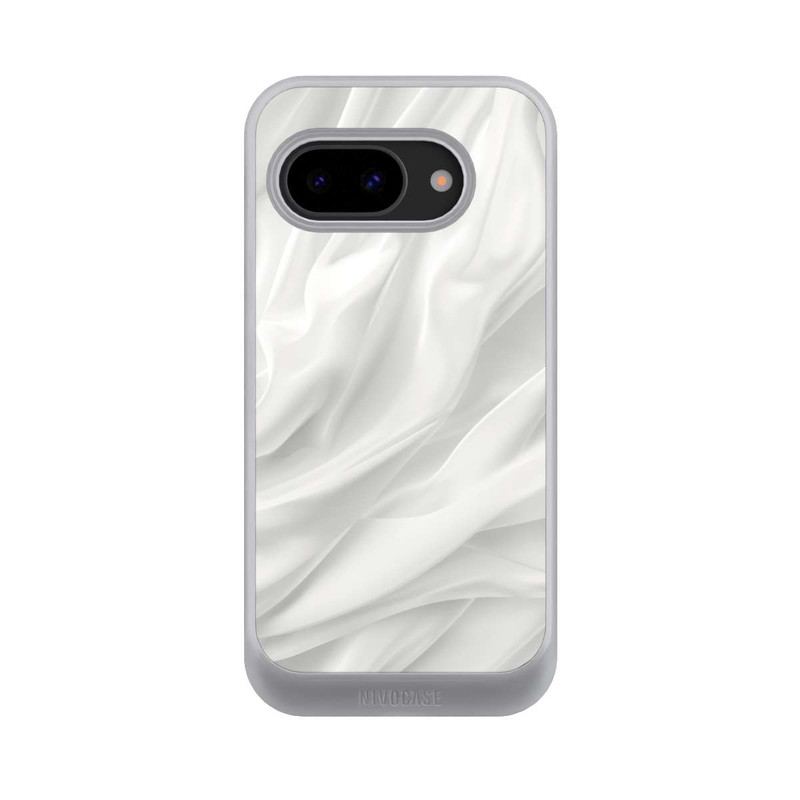 Pixel 9a NIVOcore Texture Lisse Satinée Blanche avec IA