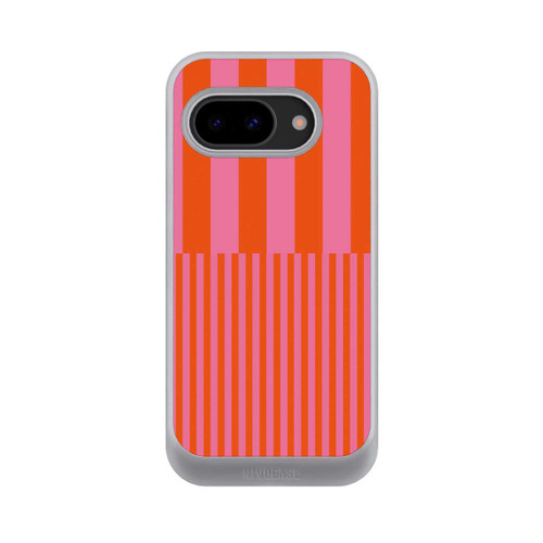 Google Pixel 9a NIVOcore Striped Pattern Pink Red
