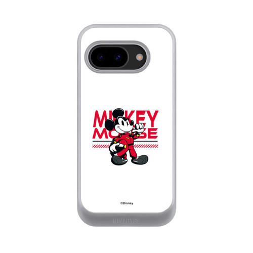 Google Pixel 9a NIVOcore Micky Maus Rennfahrer Weiß