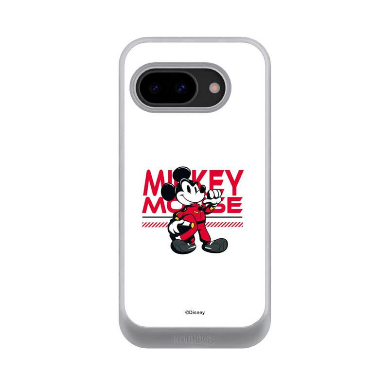 Pixel 9a NIVOcore Micky Maus Rennfahrer Weiß