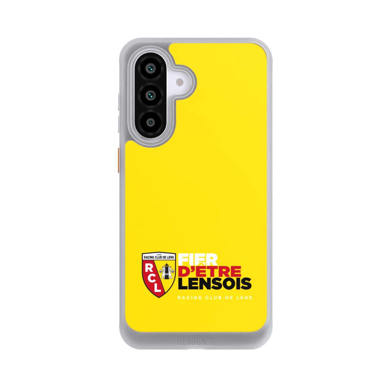 Galaxy A56 5G NIVOcore Fond Logo RCL Jaune