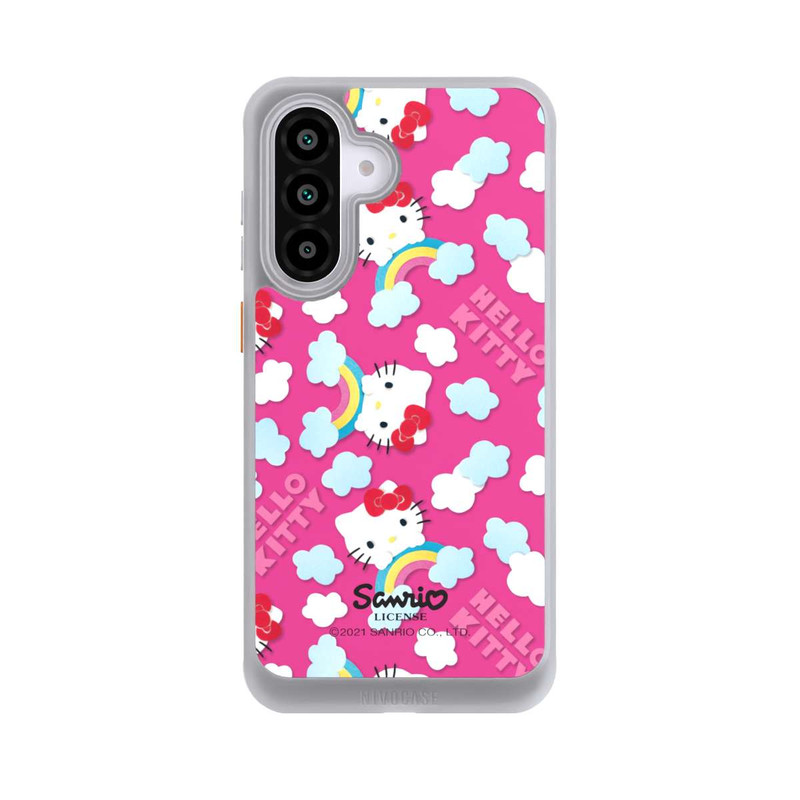 Galaxy A56 5G NIVOcore Motif arc-en-ciel Hello Kitty