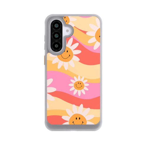 Samsung Galaxy A56 5G NIVOcore Retro Smiles Orange Colorful