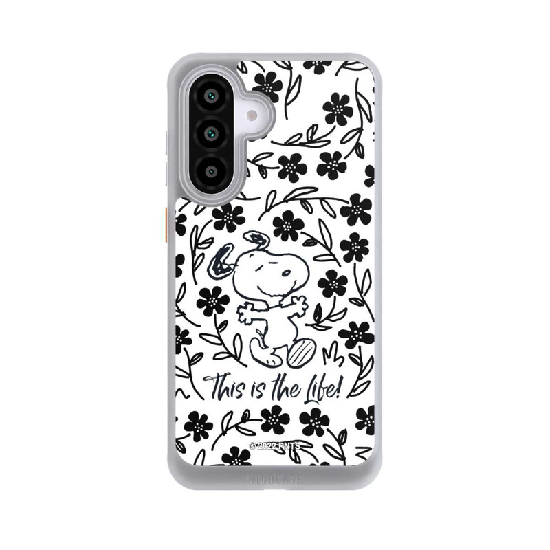 Galaxy A56 5G NIVOcore Snoopy schwarz und weiß This Is The Life