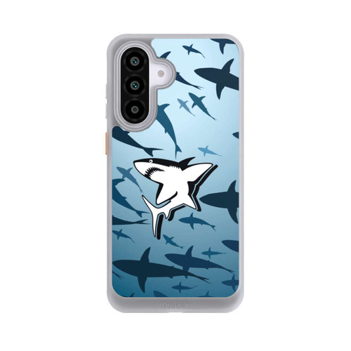 Samsung Galaxy A56 5G NIVOcore Haie Muster Blau