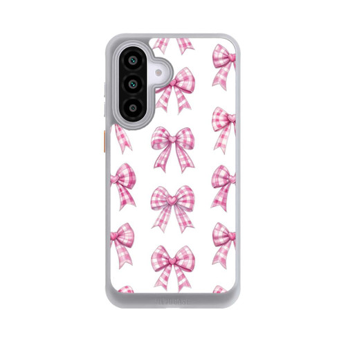 Samsung Galaxy A56 5G NIVOcore Pink Gingham Hearts and Bows
