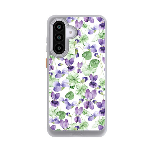 Samsung Galaxy A56 5G NIVOcore Purple Wildflowers Pattern Watercolor