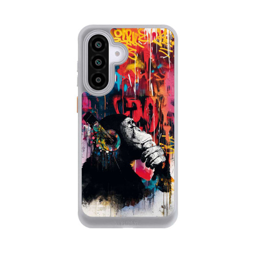 Samsung Galaxy A56 5G NIVOcore Affe Stereo Kopfhörer Graffiti Street Art Blau