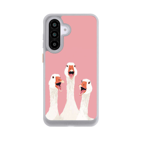 Samsung Galaxy A56 5G NIVOcore Drei Gänse Rosa mit KI