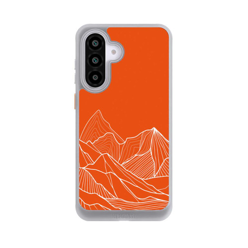 Samsung Galaxy A56 5G NIVOcore Höhenlinien Berg Orange