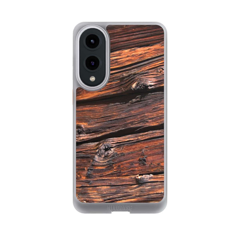 Galaxy S25 Edge NIVOcore Verwitterte Holzplanken
