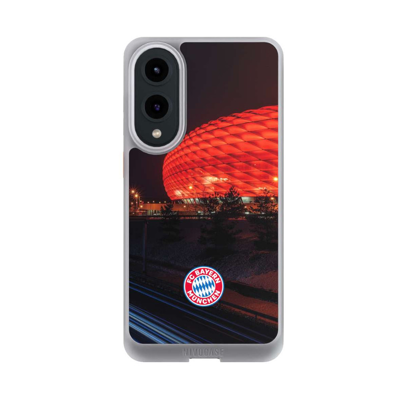 Galaxy S25 Edge NIVOcore Allianz Arena bei Nacht FCB