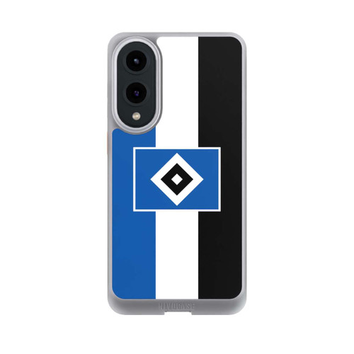 Samsung Galaxy S25 Edge NIVOcore HSV Streifen - Blau-Weiß-Schwarz