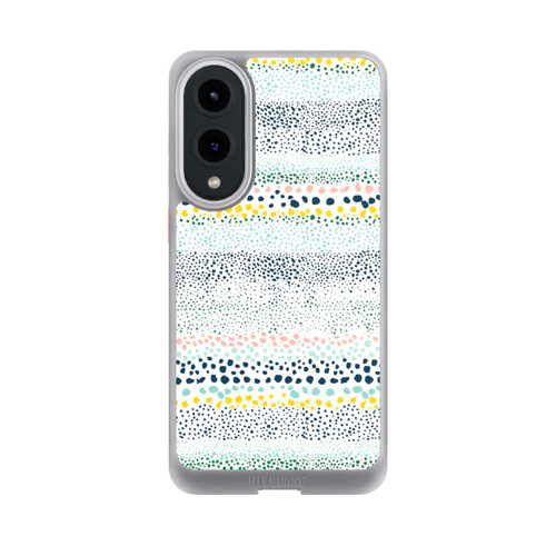 Samsung Galaxy S25 Edge NIVOcore Kleine Punkte, strukturiertes Weiß