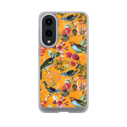 Samsung Galaxy S25 Edge NIVOcore Tapete mit Vögeln und Blumen