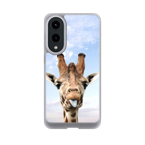 Samsung Galaxy S25 Edge NIVOcore Giraffe auf der Straße