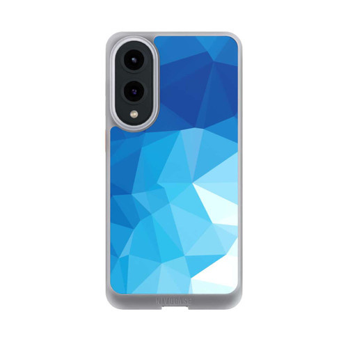 Samsung Galaxy S25 Edge NIVOcore Mosaïque Polygonale Bleue