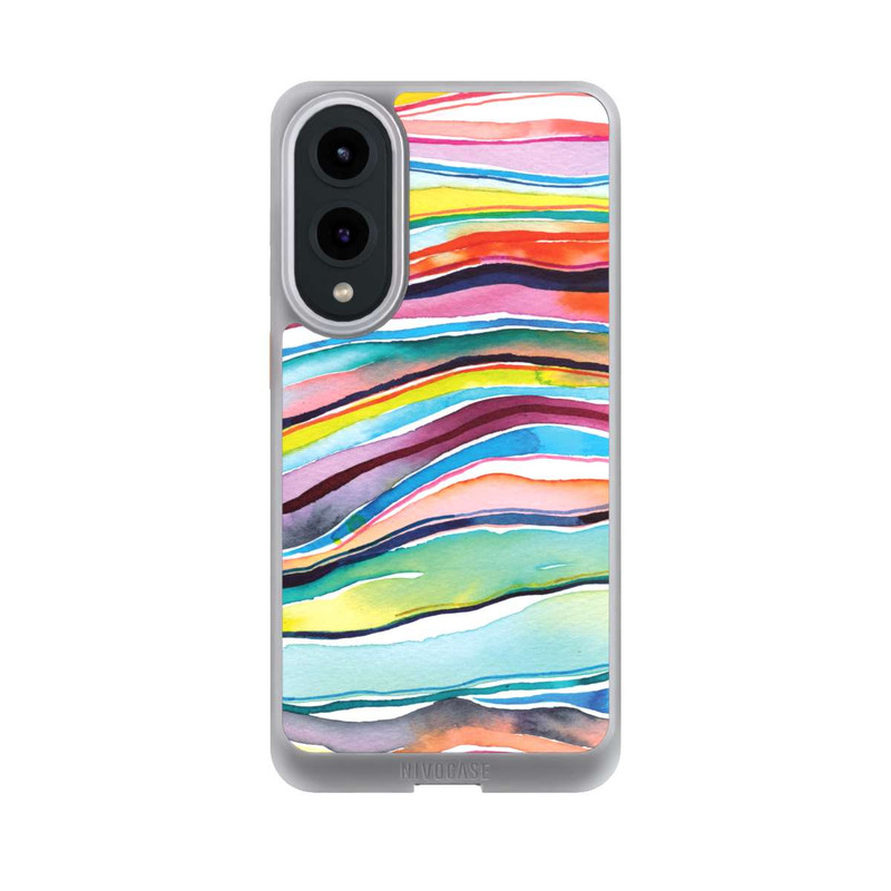 Galaxy S25 Edge NIVOcore Aquarell Achatschichten