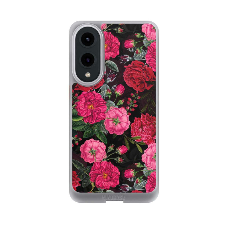 Galaxy S25 Edge NIVOcore Pink and Red Flowers