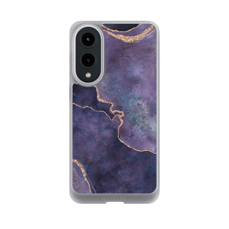 Galaxy S25 Edge NIVOcore Lila Edelstein glamourös