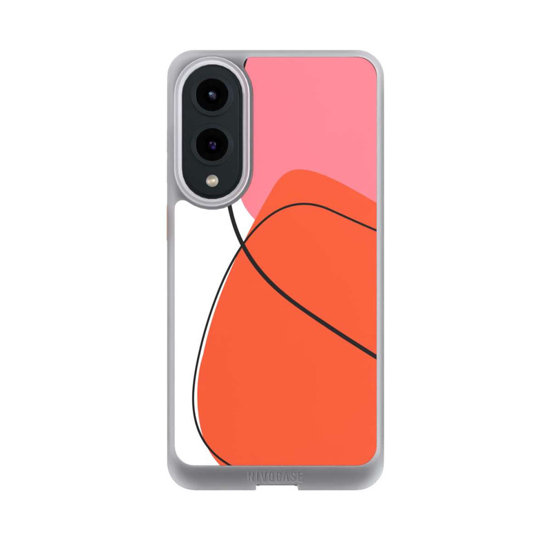 Galaxy S25 Edge NIVOcore Meine orangefarbene Kunst